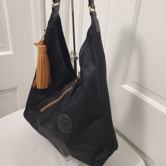 EC Kipling "Olina" Black With Rosegold Hardware Shoulder Bag - Picture 4 of 15